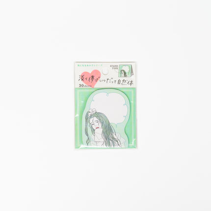 MINDWAVE That person you're interested in Standing Sticky Notes - ZenPop Japan Stationery Store