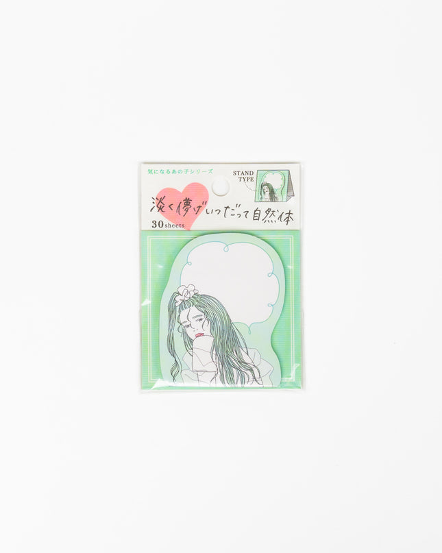 MINDWAVE That person you're interested in Standing Sticky Notes - ZenPop Japan Stationery Store