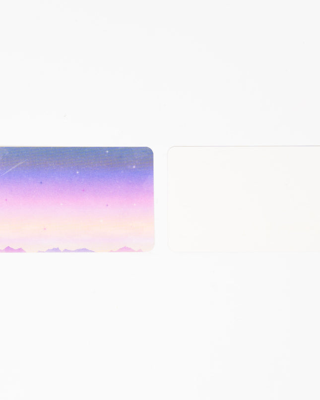 RYURYU Sky Blue Palette Message card - ZenPop Japan Stationery Store