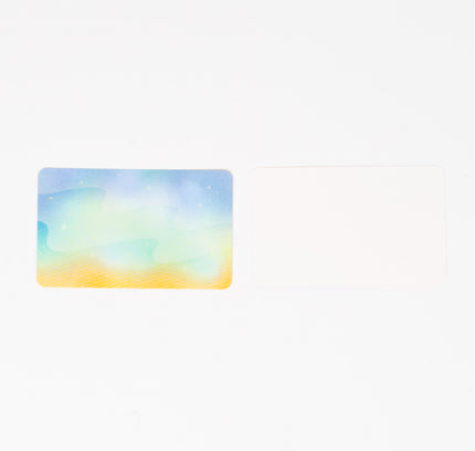 RYURYU Sky Blue Palette Message card - ZenPop Japan Stationery Store