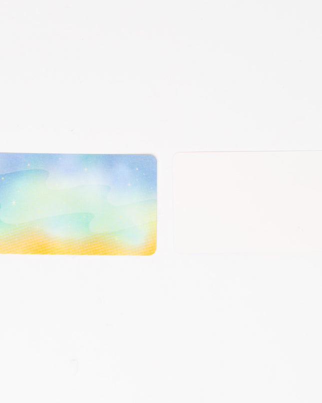 RYURYU Sky Blue Palette Message card - ZenPop Japan Stationery Store