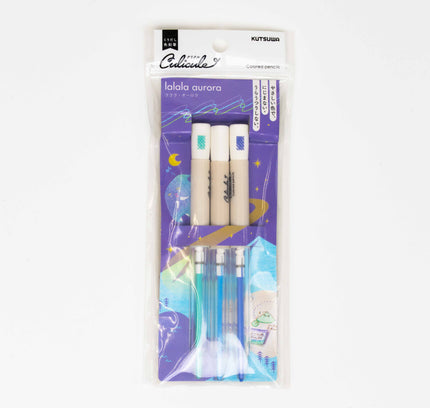 KUTSUWA Culicule Colored Pencil Aurora Pattern - ZenPop Japan Stationery Store
