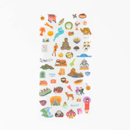 KAMIO Local Discovery Sticker - Kansai - ZenPop Japan Stationery Store