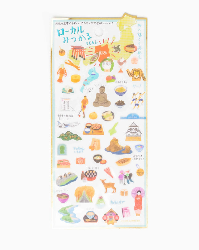 KAMIO Local Discovery Sticker - Kansai - ZenPop Japan Stationery Store