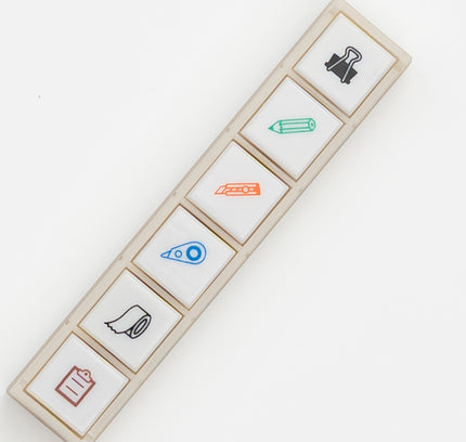 KODOMONOKAO Pochitto6 Button Stamps
