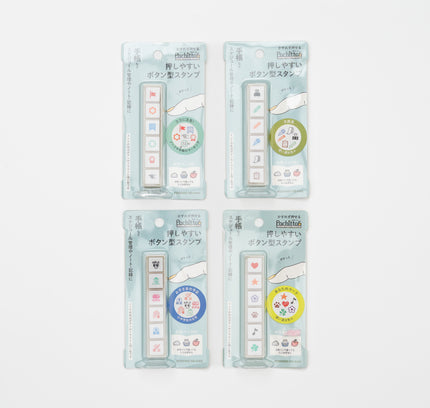 KODOMONOKAO Pochitto6 Button Stamps