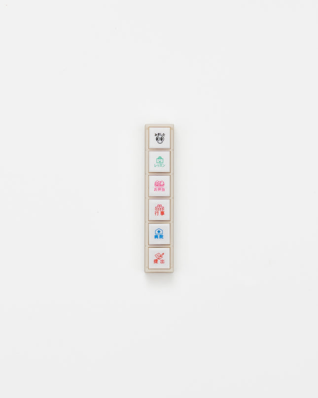 KODOMONOKAO Pochitto6 Button Stamps