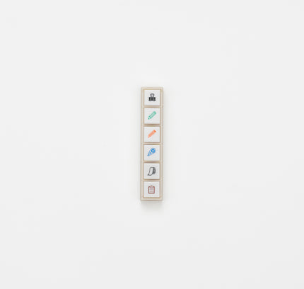 KODOMONOKAO Pochitto6 Button Stamps