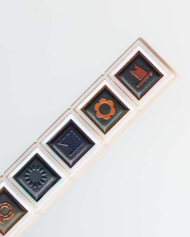 KODOMONOKAO Pochitto6 Button Stamps - ZenPop Japan Stationery Store