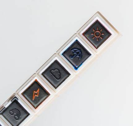 KODOMONOKAO Pochitto6 Button Stamps - ZenPop Japan Stationery Store