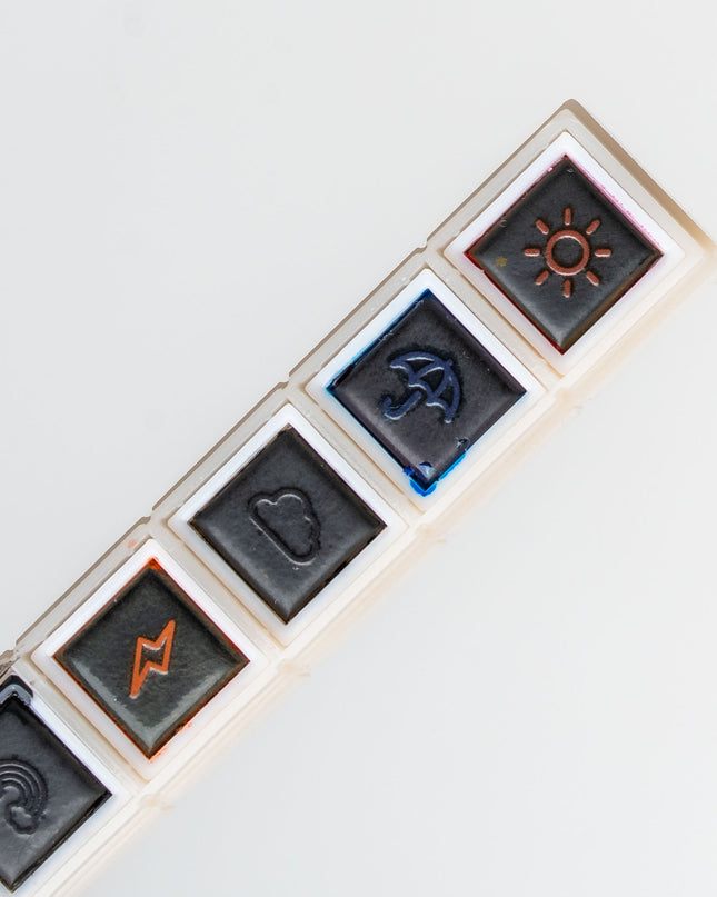 KODOMONOKAO Pochitto6 Button Stamps - ZenPop Japan Stationery Store