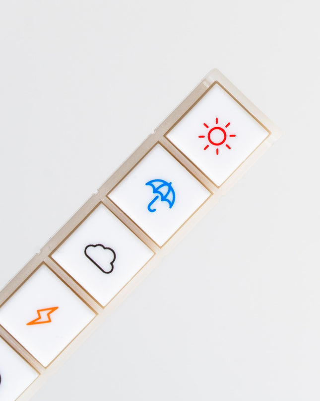 KODOMONOKAO Pochitto6 Button Stamps - ZenPop Japan Stationery Store