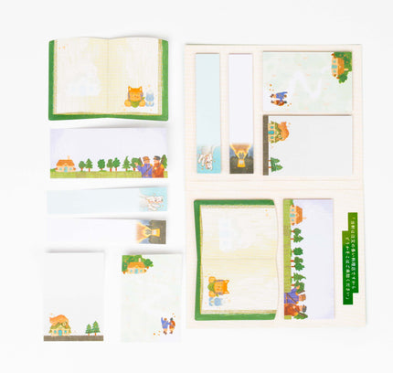 KAMIO JAPAN Palm Sized Library Sticky Notes - ZenPop Japan Stationery Store