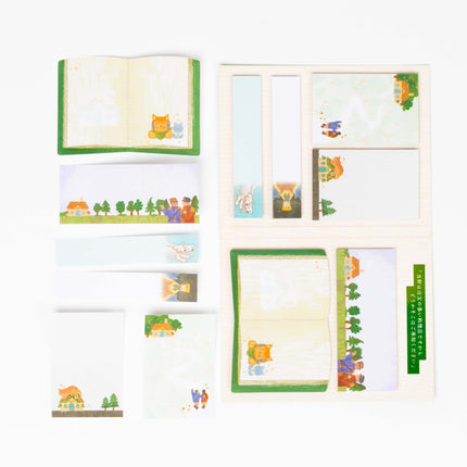 KAMIO JAPAN Palm Sized Library Sticky Notes - ZenPop Japan Stationery Store