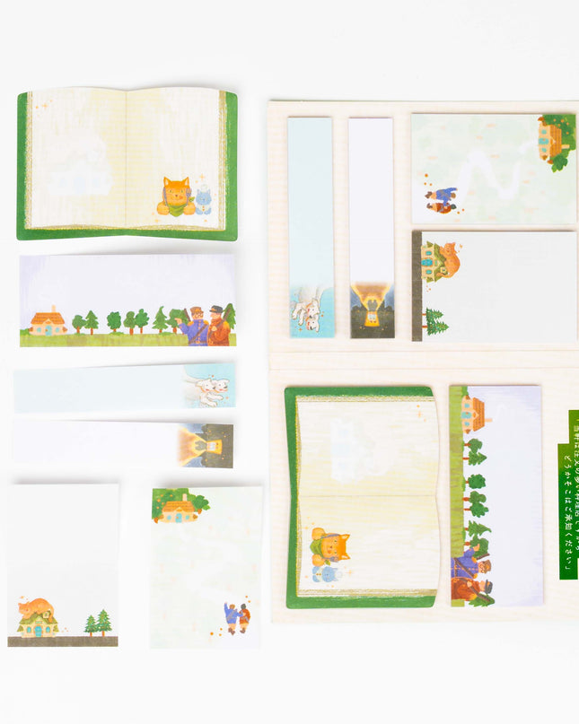 KAMIO JAPAN Palm Sized Library Sticky Notes - ZenPop Japan Stationery Store