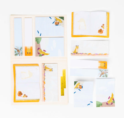 KAMIO JAPAN Palm Sized Library Sticky Notes - ZenPop Japan Stationery Store