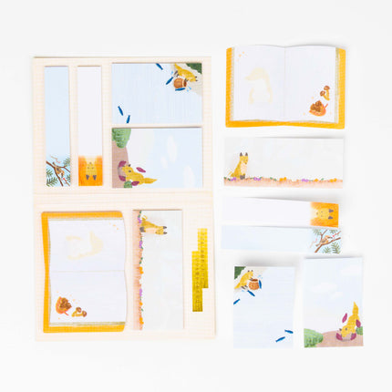 KAMIO JAPAN Palm Sized Library Sticky Notes - ZenPop Japan Stationery Store