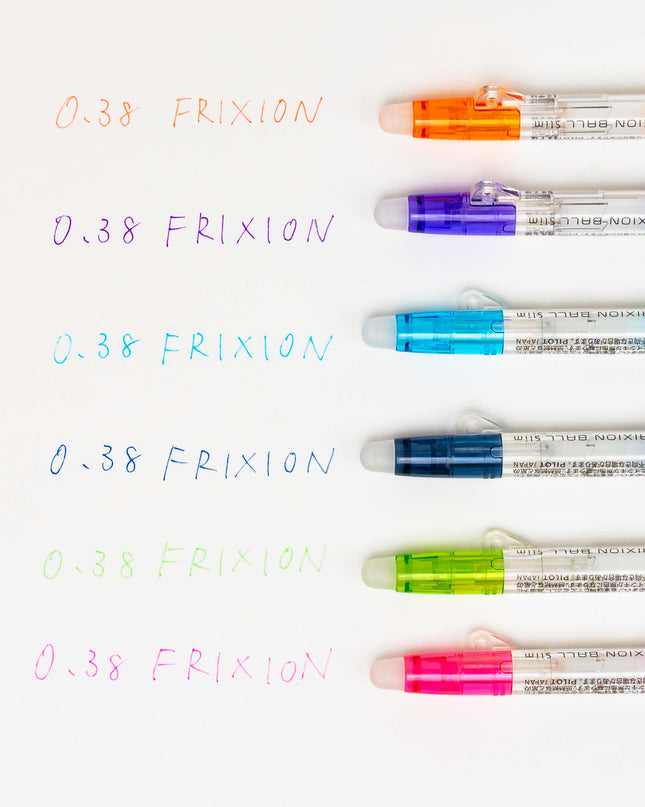 PILOT Frixion Ball Slim 0.38mm - ZenPop Japan Stationery Store