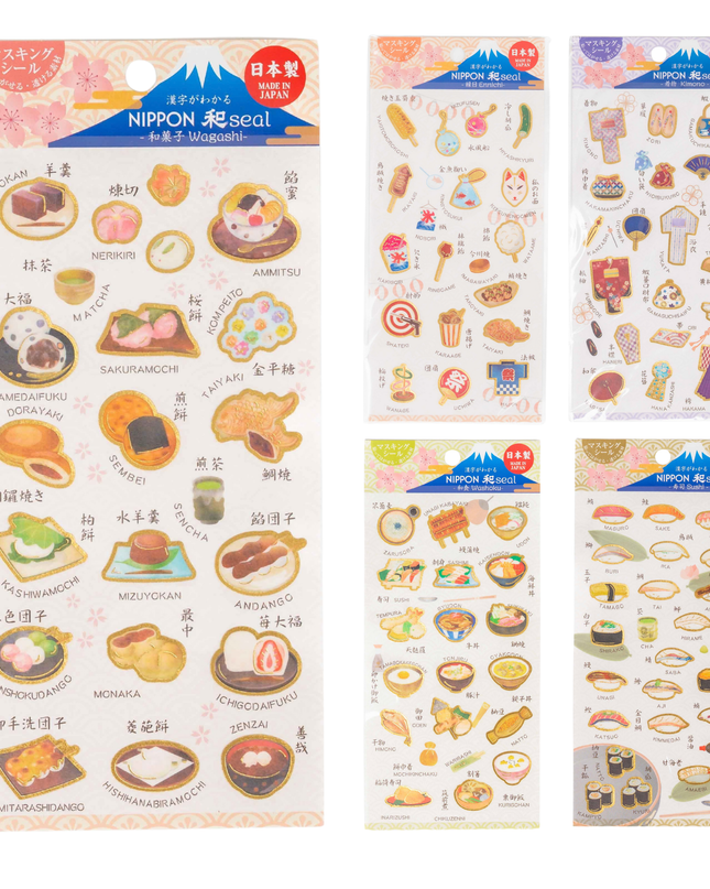 KAMIISO SANSYO Sticker - Japanese Motif (NIPPON Wa)