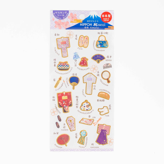 KAMIISO SANSYO NIPPON Wa Sticker - ZenPop Japan Stationery Store