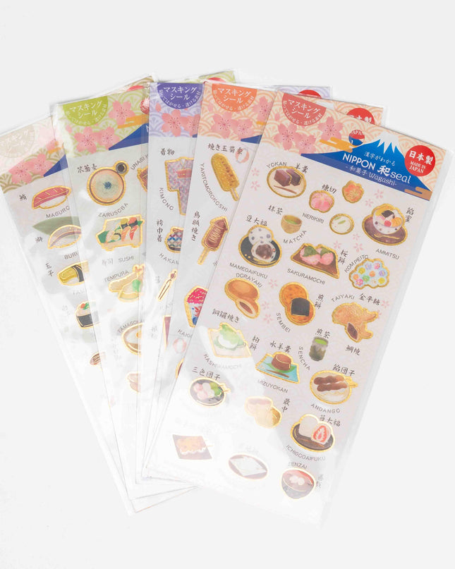 KAMIISO SANSYO NIPPON Wa Sticker - ZenPop Japan Stationery Store