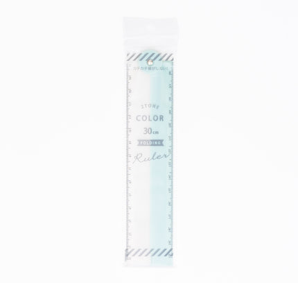 QLA 2-tone Foldable Ruler 30cm (NUANCE COLOR COLLECTION) - ZenPop Japan Stationery Store