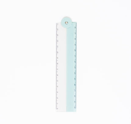 QLA 2-tone Foldable Ruler 30cm (NUANCE COLOR COLLECTION) - ZenPop Japan Stationery Store