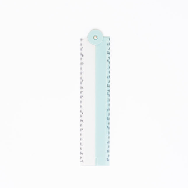 QLA 2-tone Foldable Ruler 30cm (NUANCE COLOR COLLECTION) - ZenPop Japan Stationery Store