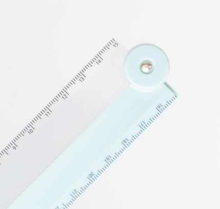 QLA 2-tone Foldable Ruler 30cm (NUANCE COLOR COLLECTION) - ZenPop Japan Stationery Store