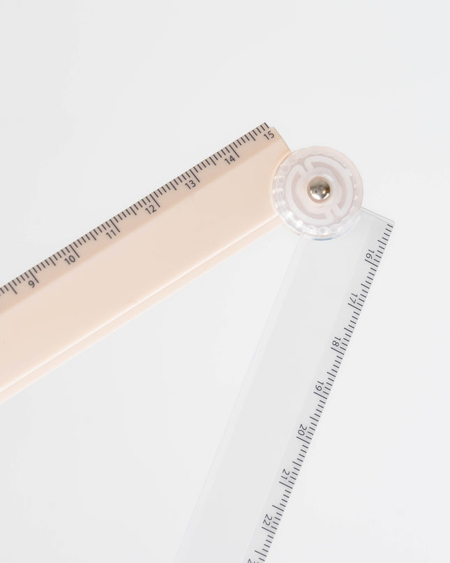QLA 2-tone Foldable Ruler 30cm (NUANCE COLOR COLLECTION) - ZenPop Japan Stationery Store