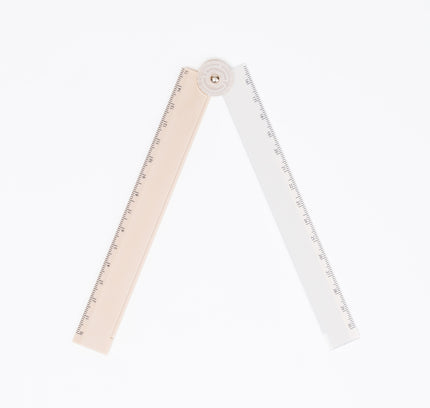 QLA 2-tone Foldable Ruler 30cm (NUANCE COLOR COLLECTION) - ZenPop Japan Stationery Store