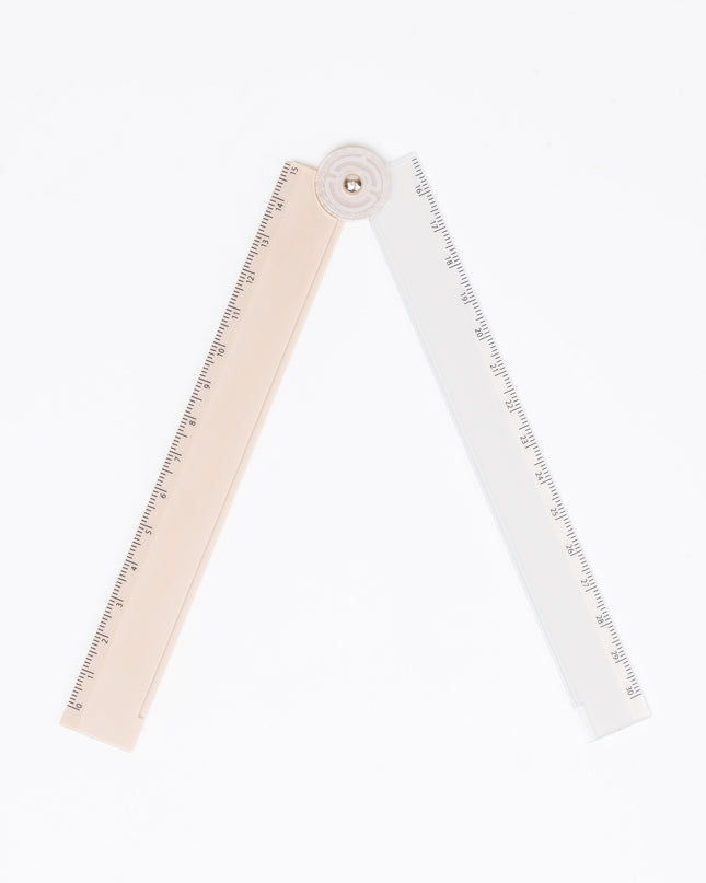 QLA 2-tone Foldable Ruler 30cm (NUANCE COLOR COLLECTION) - ZenPop Japan Stationery Store