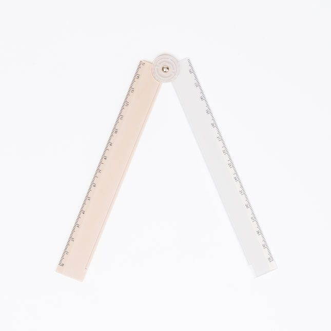 QLA 2-tone Foldable Ruler 30cm (NUANCE COLOR COLLECTION) - ZenPop Japan Stationery Store