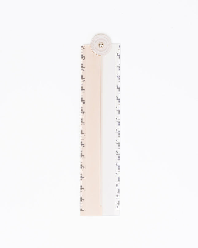 QLA 2-tone Foldable Ruler 30cm (NUANCE COLOR COLLECTION) - ZenPop Japan Stationery Store
