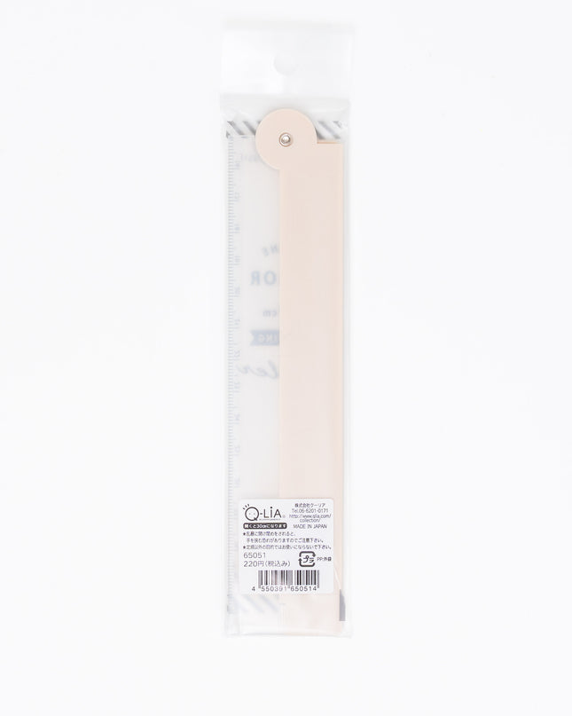 QLA 2-tone Foldable Ruler 30cm (NUANCE COLOR COLLECTION) - ZenPop Japan Stationery Store
