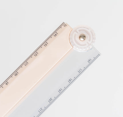 QLA 2-tone Foldable Ruler 30cm (NUANCE COLOR COLLECTION) - ZenPop Japan Stationery Store