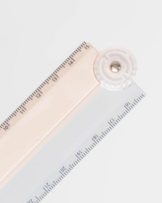 QLA 2-tone Foldable Ruler 30cm (NUANCE COLOR COLLECTION) - ZenPop Japan Stationery Store