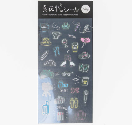 GREEN FLASH Midnight Variety Store Clear Sticker daily