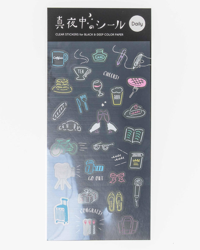 GREEN FLASH Midnight Variety Store Clear Sticker - ZenPop Japan Stationery Store