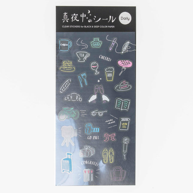 GREEN FLASH Midnight Variety Store Clear Sticker - ZenPop Japan Stationery Store