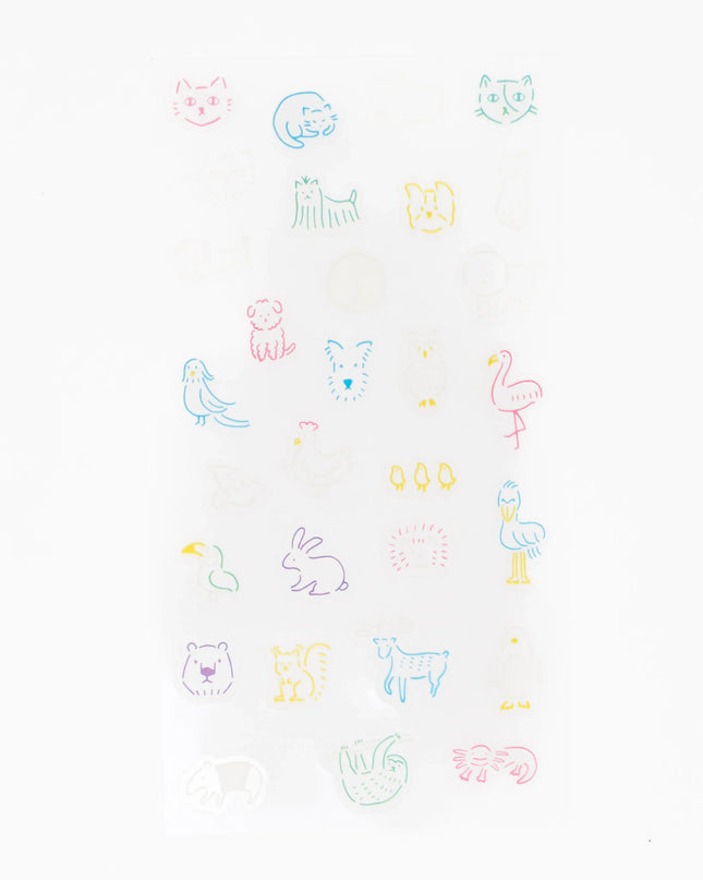 GREEN FLASH Midnight Variety Store Clear Sticker - ZenPop Japan Stationery Store