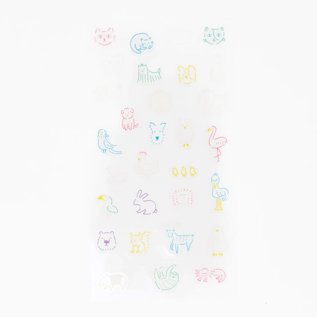 GREEN FLASH Midnight Variety Store Clear Sticker - ZenPop Japan Stationery Store