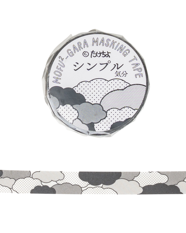 KODOMONOKAO Masking Tape 15mm - Takechiyo Simple Mood