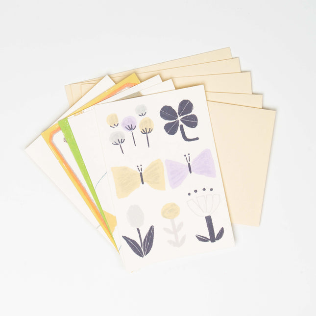 KAMIISO SANSHO Tamura Miki Washi Art Card - ZenPop Japan Stationery Store