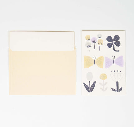 KAMIISO SANSHO Tamura Miki Washi Art Card - ZenPop Japan Stationery Store