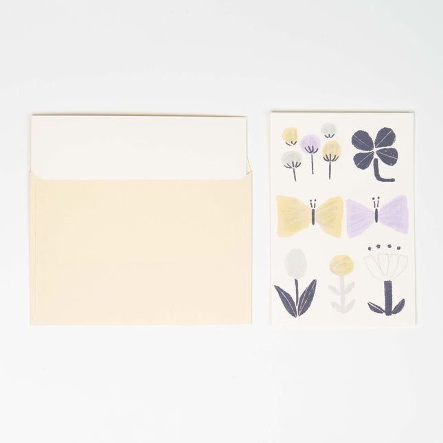 KAMIISO SANSHO Tamura Miki Washi Art Card - ZenPop Japan Stationery Store