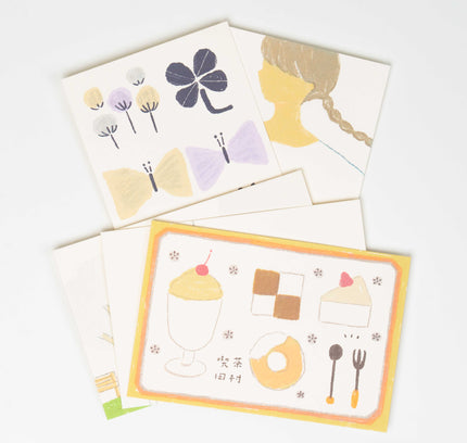 KAMIISO SANSHO Tamura Miki Washi Art Card - ZenPop Japan Stationery Store