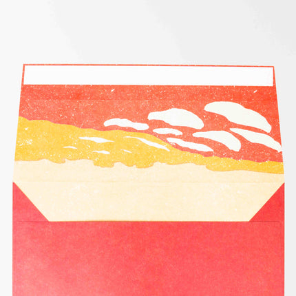 ELCOMMUNE Landscape Sunset Letter Set - ZenPop Japan Stationery Store