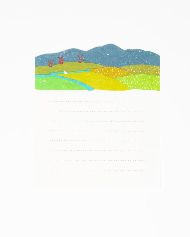 ELCOMMUNE Landscape Sunset Letter Set - ZenPop Japan Stationery Store