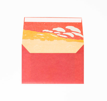 ELCOMMUNE Landscape Sunset Letter Set - ZenPop Japan Stationery Store